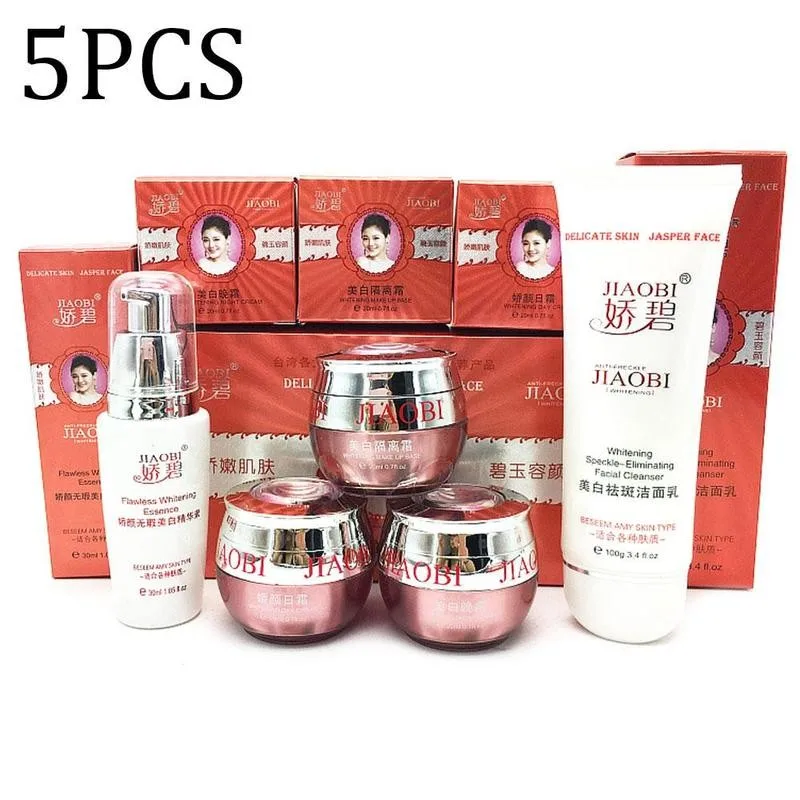 

JIAOBI 5 in 1 Original Freckle Cream Whitening Moisturizing Set Wholesale Hot Sell