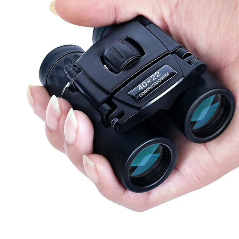 

40x22 HD Powerful Binoculars Telescope Folding Portable Eyepiece Binoculars Lll Night Vision Scope Camping 2000M BAK4 FMC Optics