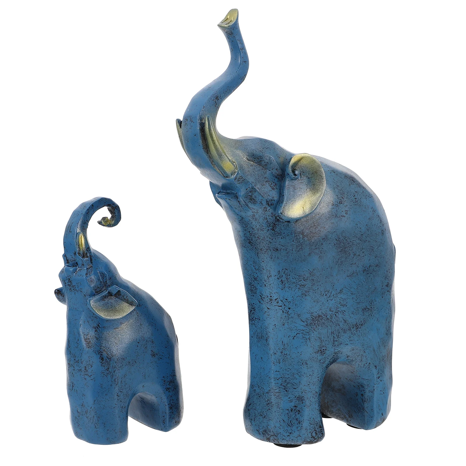 

Украшения в виде слона из смолы 2 шт., шикарные настольные украшения, модные украшения для шкафа