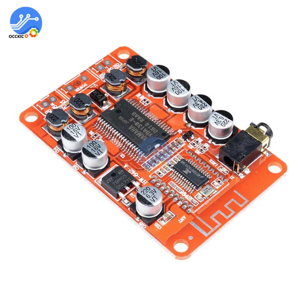YDA138 цифровой усилитель с Bluetooth доска класса D 2*15 Вт стерео HIFI аудио звуковая плата динамик с регулировкой громкости усилитель доска 2x15 Вт