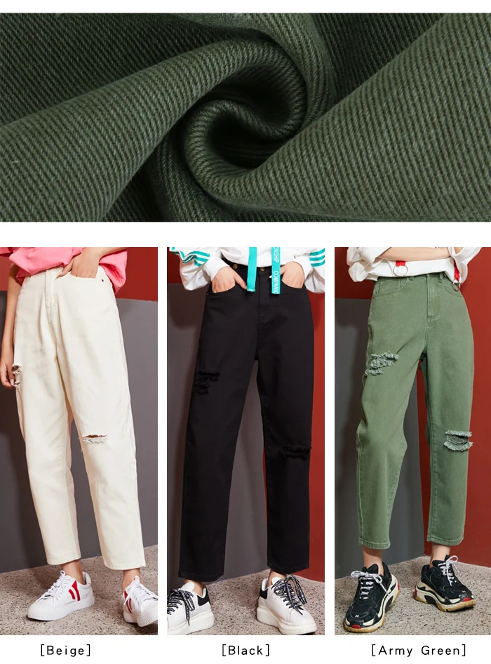Женские свободные джинсы LEIJIJEANS, модные рваные джинсы с высокой посадкой большого размера, популярная модель трех цветов на выбор