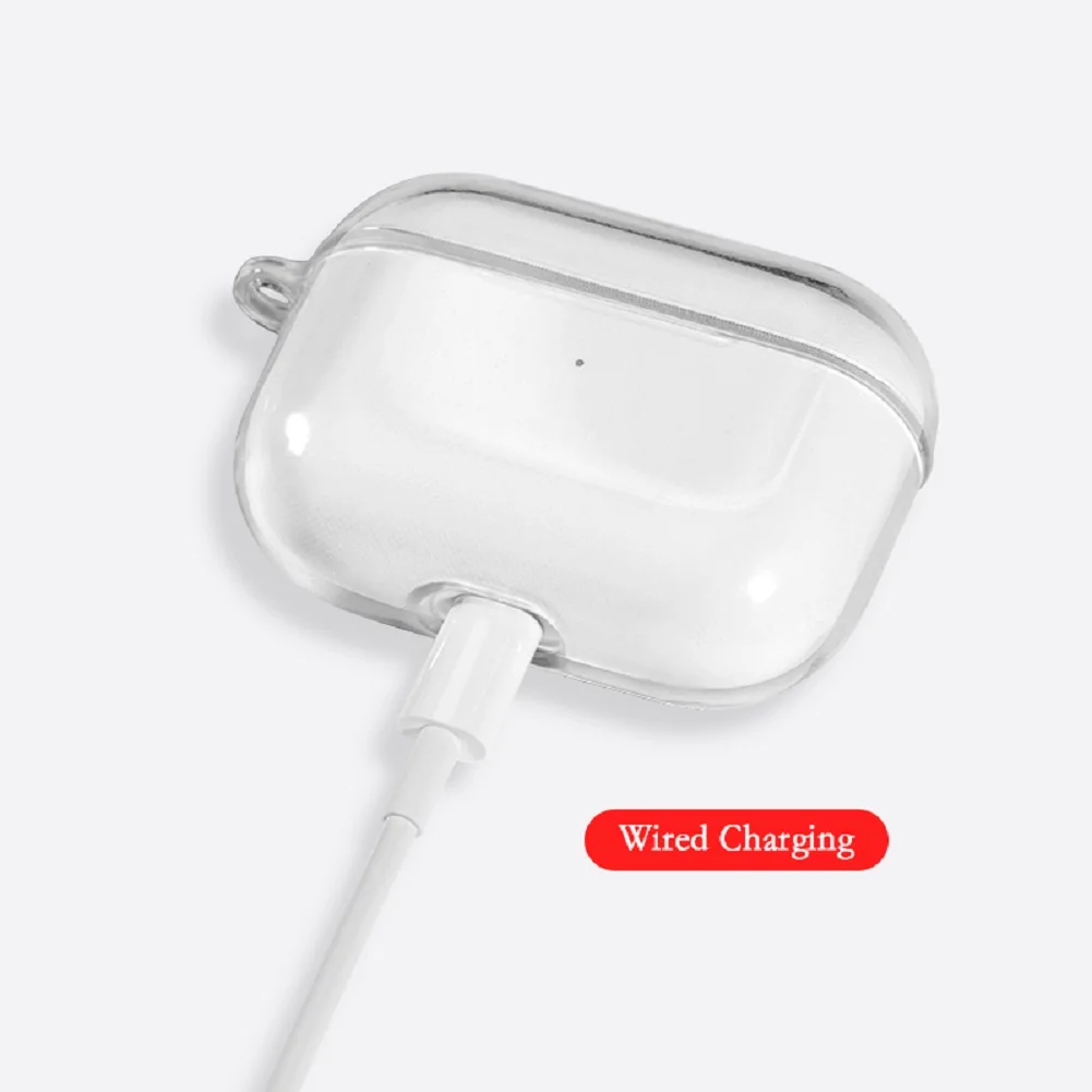 Кристальный силиконовый чехол для наушников для Apple AirPods Pro 2 1, мягкий ТПУ прозрачный чехол для зарядки гарнитуры, чехол для Air Pods 3