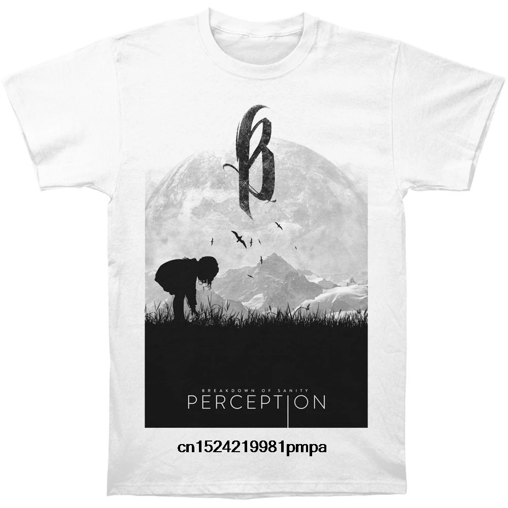 Забавная футболка для мужчин новинка женская срыв Sanity Perception t-shirt | Мужская одежда