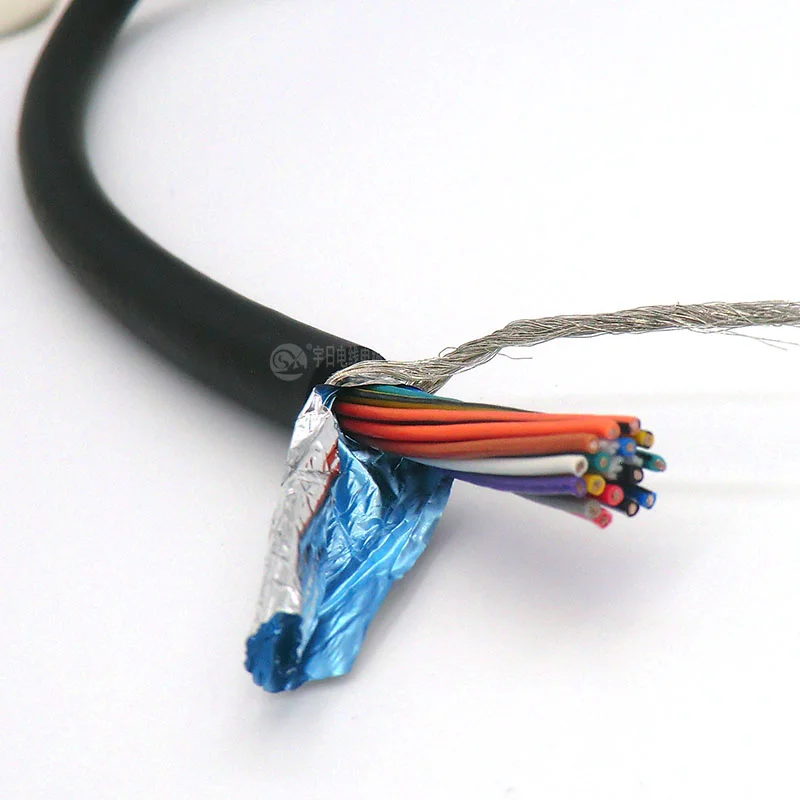 16 жильный Гибкий Экранированный Кабель 0 14 2 мм² контрольный провод 26awg 24awg 22awg