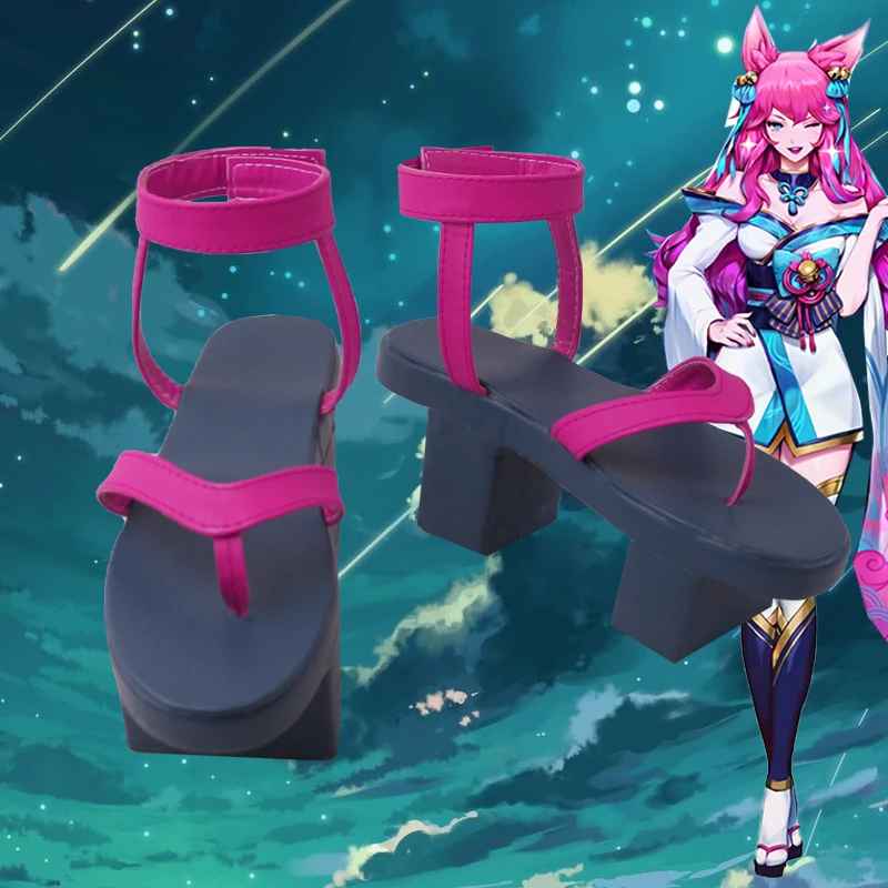 Туфли для косплея LOL Spirit Blossom Ahri туфли девятихвостая лиса аксессуары H - купить по