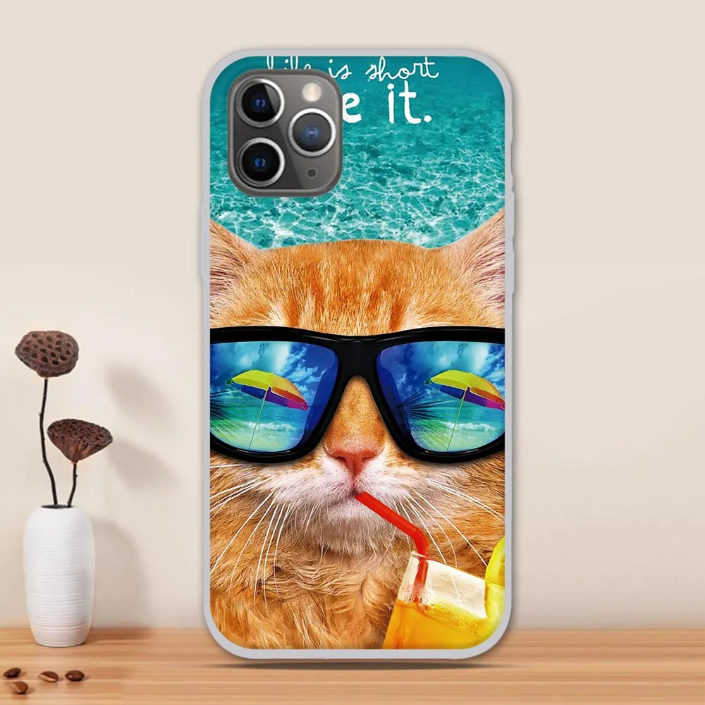 Чехол для iPhone 11 Pro Max чехол силиконовый мягкий ТПУ телефона Funda Capa Coque задняя крышка