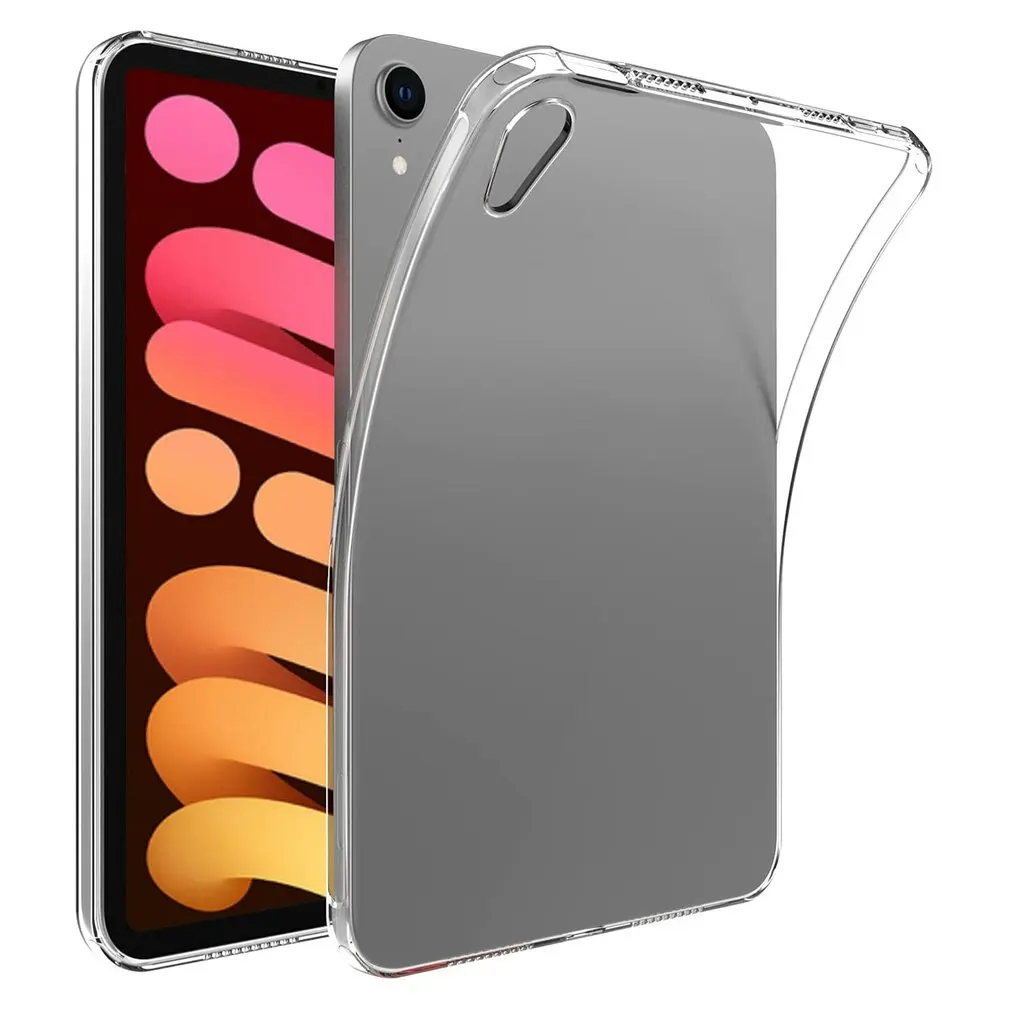 Прозрачный чехол для Ipad Mini6, чехол с защитой от падения, мягкая задняя крышка планшета 2021, жесткий противоударный защитный чехол для iPad mini 6