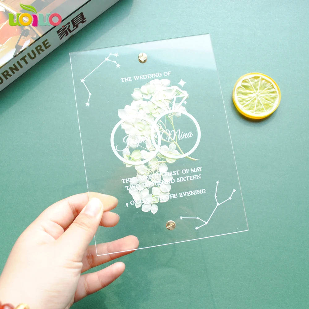 10 шт. свадебные пригласительные открытки с индивидуальным принтом романтичные