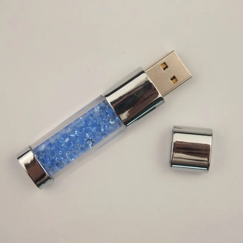 Usb флеш накопитель с кристаллами и бриллиантами 2 0 дюйма 64 ГБ 32 16 8 Гб|USB