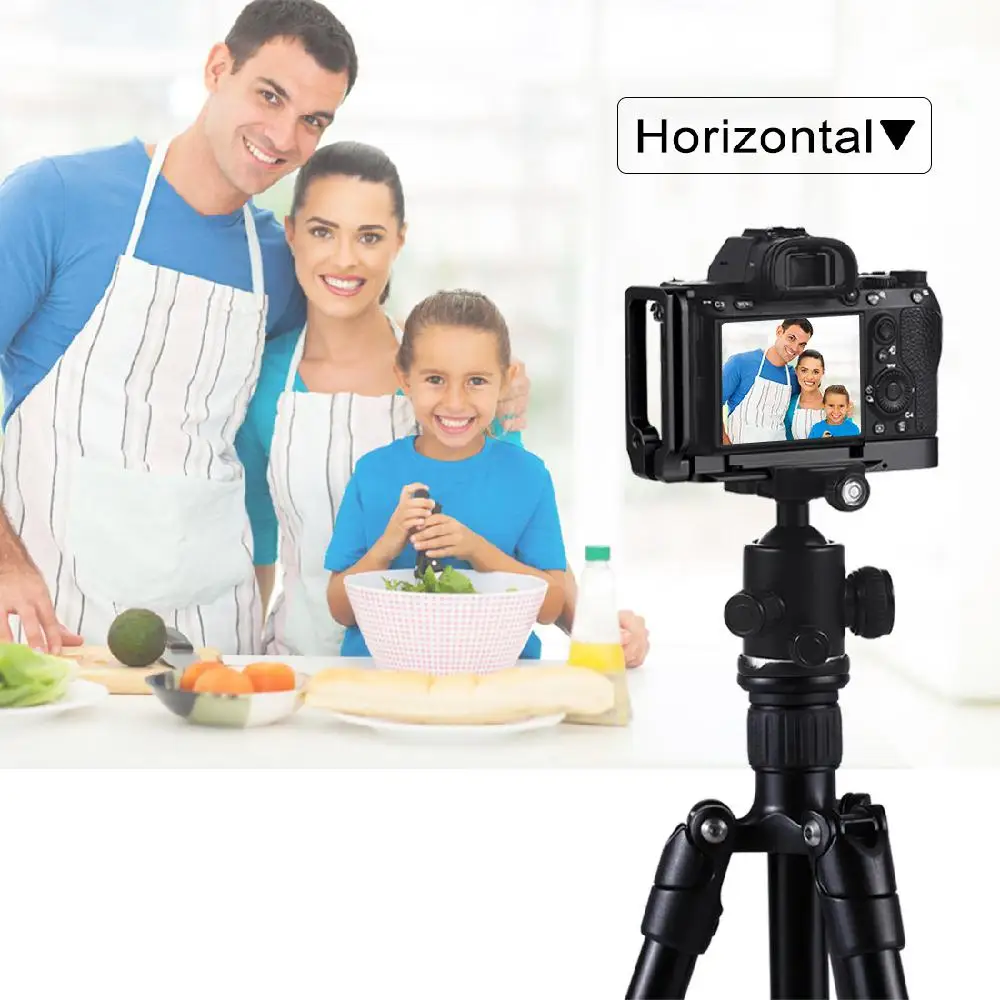 Aluminum Alloy Quick Released L-shaped Vertical Plate for Sony A7M3 DSLR Cameras Stabilizer | Электроника
