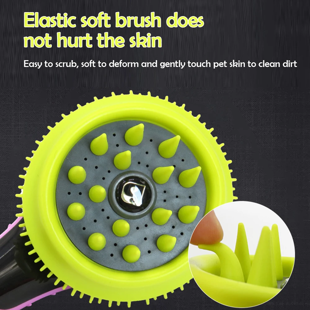 Распылитель для ванны домашних животных кошек собак мягкая резиновая массажная