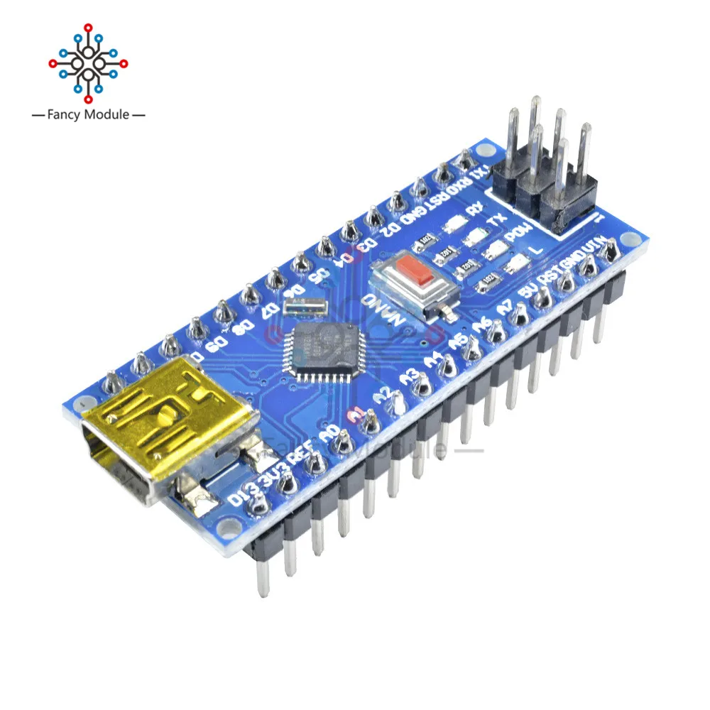 Припаянная плата микроконтроллера Nano V3.0 ATmega328P CH340G 5 в 16 м для Arduino NANO 328P NANO 3,0 Mini USB интерфейс