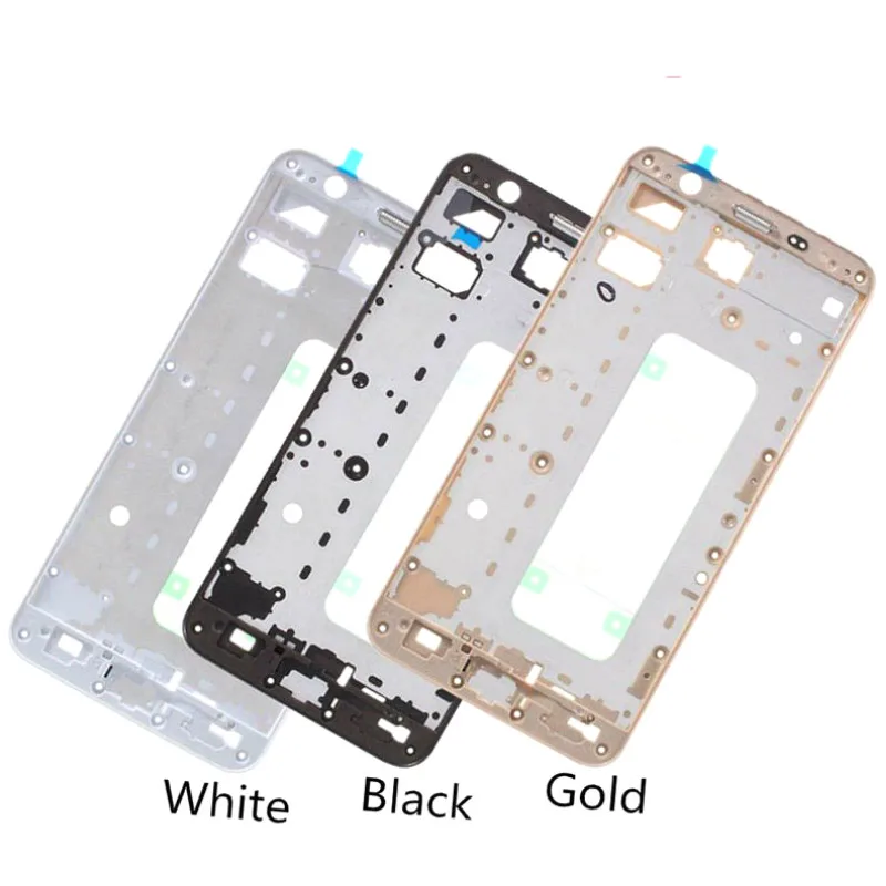 Front Housing Frame For Samsung J7 Prime On7 On5 (2016) G610 G6100 J5 G570 Replacement Part Back Battery Cover | Мобильные телефоны