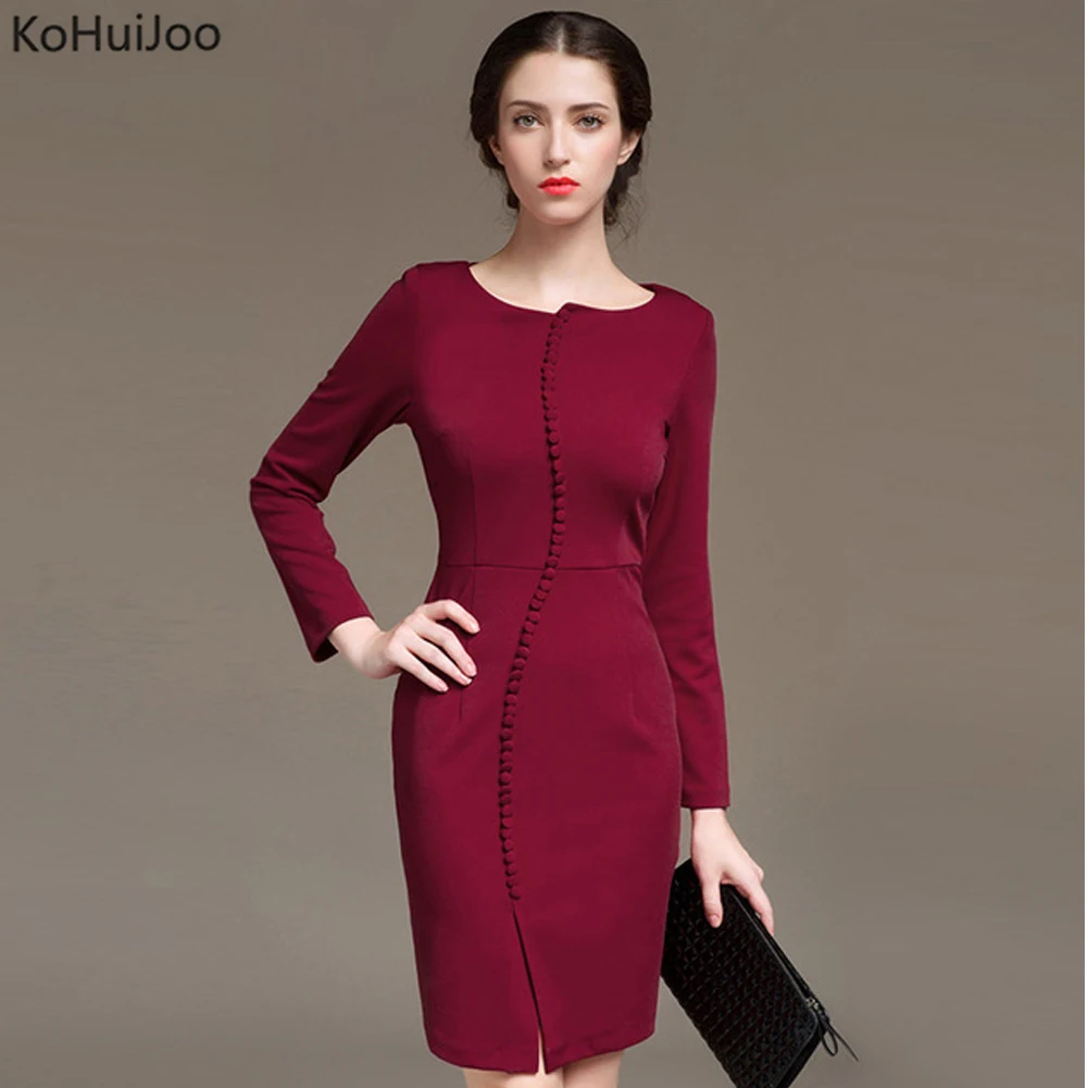 S 6XL женские платья больших размеров весна осень 2020 с длинным рукавом одноцветные