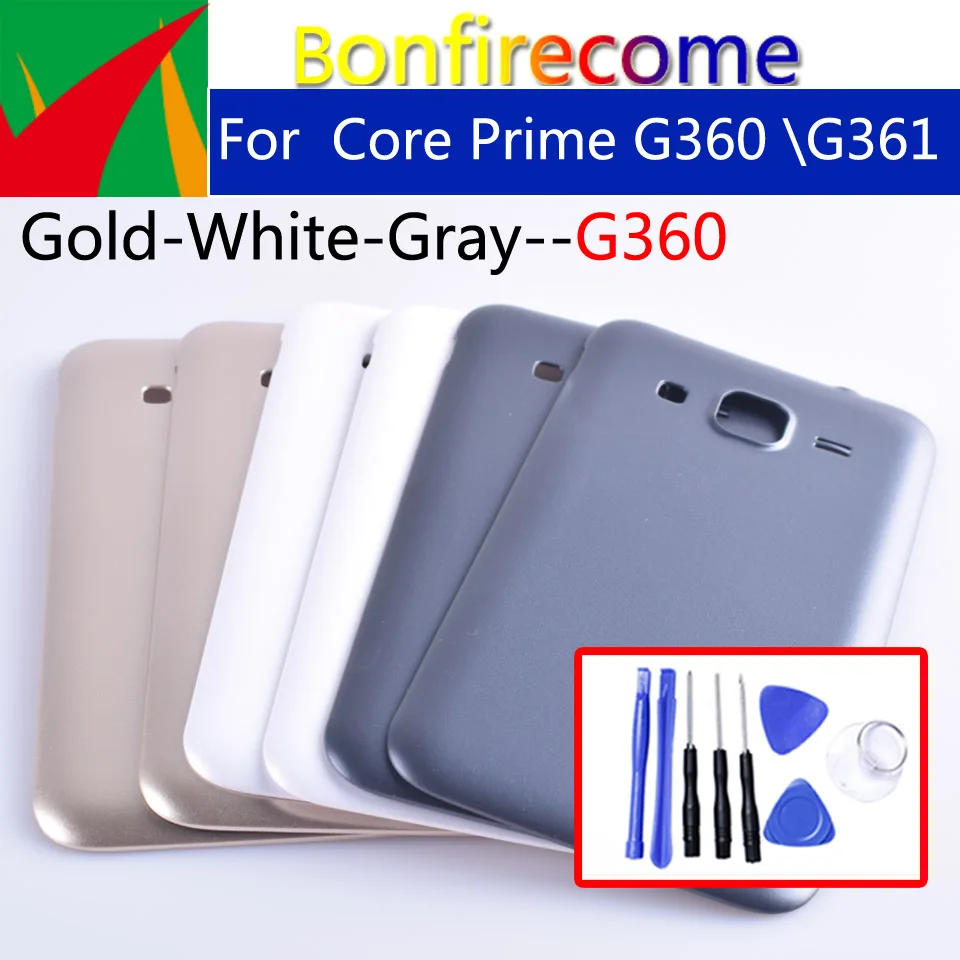 Задняя крышка батарейного отсека для Samsung Core Prime G360 G360H G3608 задняя Корпус