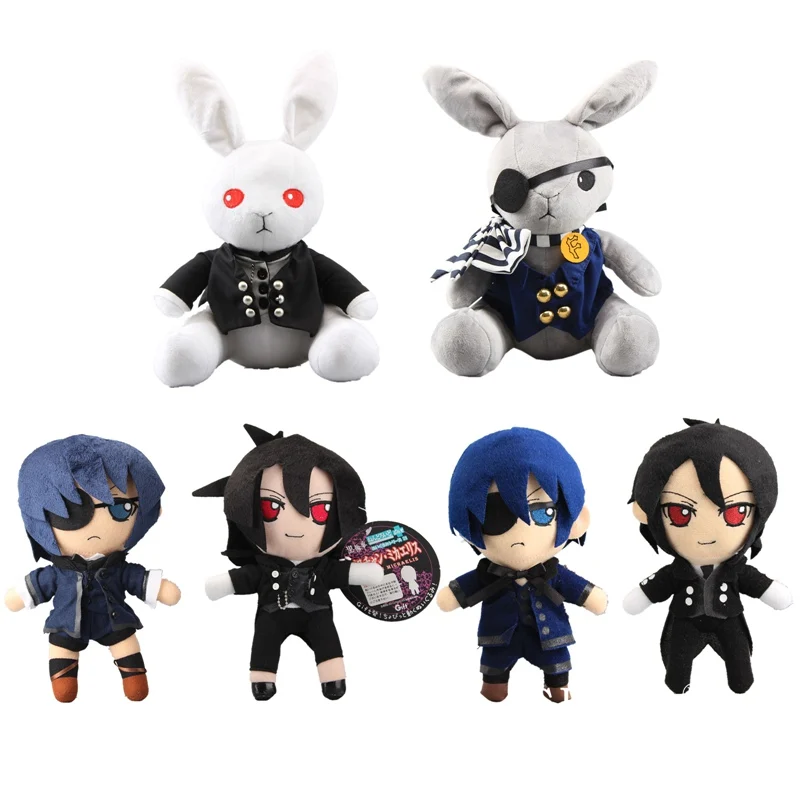 Плюшевая кукла черного Батлера из аниме Kuroshitsuji фигурка Себастьяна Майкла мягкие