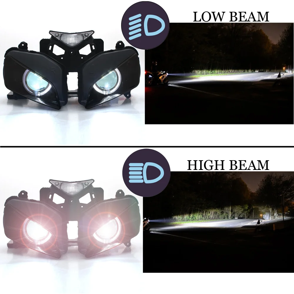 

Motorcycle Headlights Head Lights Lamps Assembly Modified Headlamps Fit For HONDA CBR1000RR 2004-2007 2004 2005 2006 2007