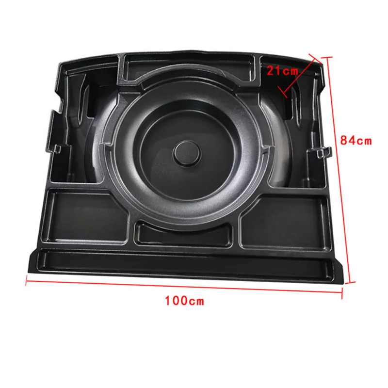 For Toyota RAV4 2019 2020 2021 5th Spare Tire Storage Box Rear Trunk Tail Car Wheel Organizer Modification Accessories | Автомобили и