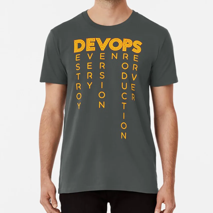 Темно-серый DEVOPS-настоящее определение DEVOPS футболка devops компьютерный nerd Программист-фанат Забавный саркастический классный милый Программирование - Цвет: Темно-серый