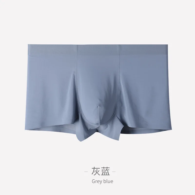 

Breathable Men's Underwear Ice Silk Solid Color Men' Boxer Straight Multi Color Option Comfortable Traceless Men's Underwear