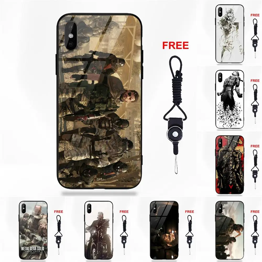 Для Apple iPhone 5 5C 5S SE 6 6S 7 8 Plus X XS Max XR Мягкий ТПУ оправа закаленное стекло телефон Coque