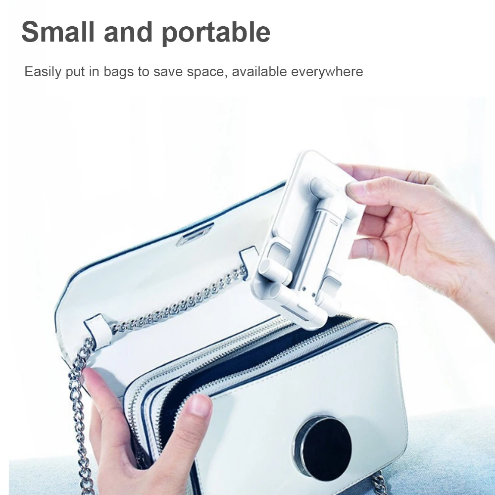 Регулируемый мобильный телефон держатель подставка зеркало Настольный для