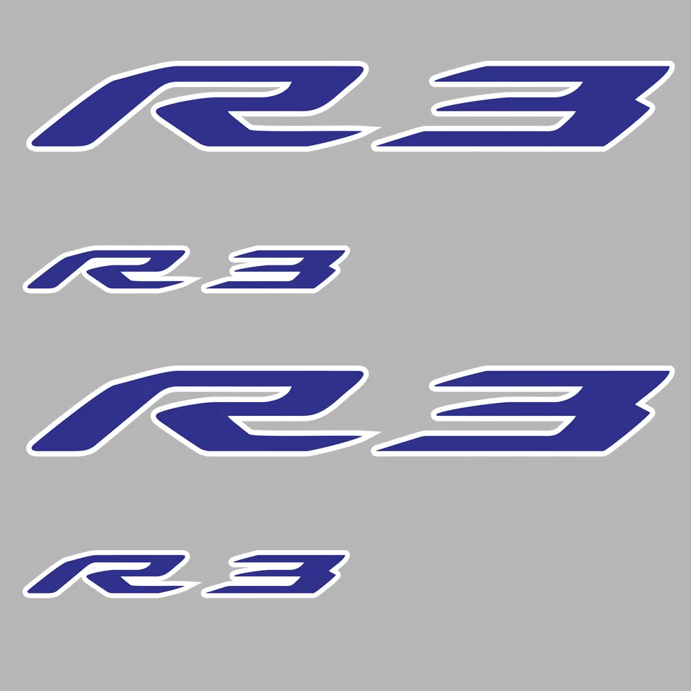 Синий Для YAMAHA YZF R3 YZF-R3 YZFR3 мотоциклетные наклейки диски корпус оболочки шлем бак топливный коврик Moto R3 наклейка клейкая пленка - Цвет: Синий