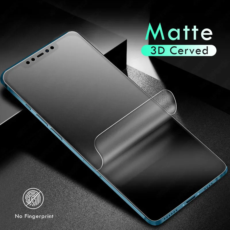 Пленка Гидрогелевая матовая для iPhone 13 12 11 Pro XS Max Mini X XR 7 8 6 6S Plus SE 2020 2 шт. - купить по