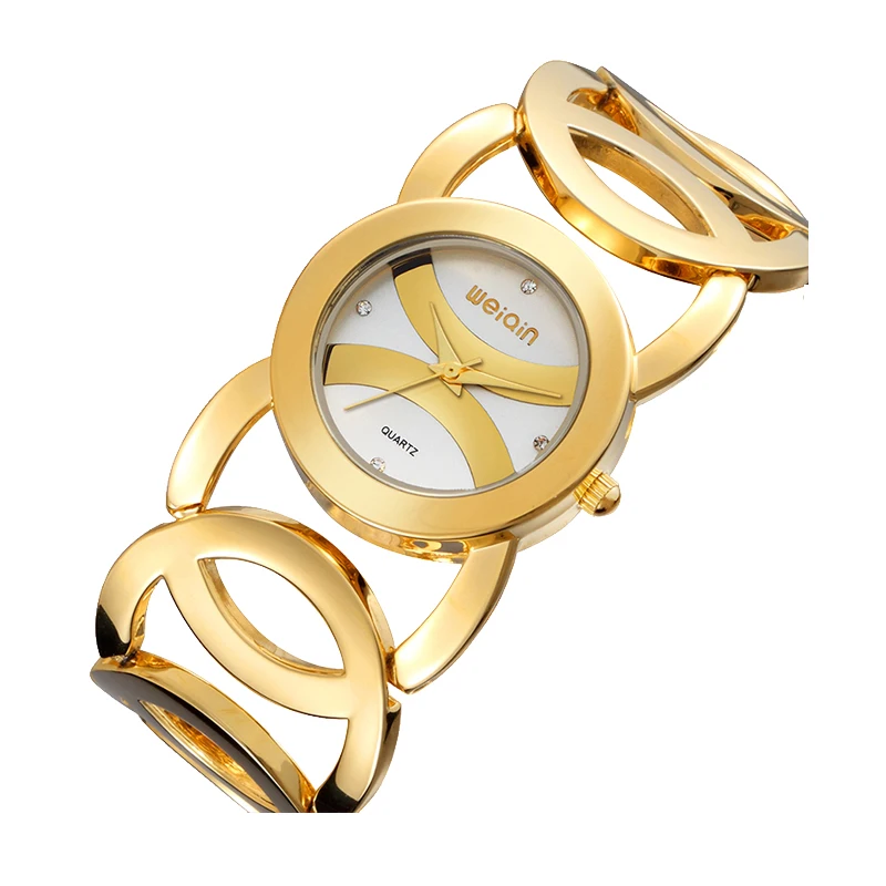 

Luxus Hohl Armband Band Strass Damen Uhr fr Frauen Quarz Uhren Wathes W4805