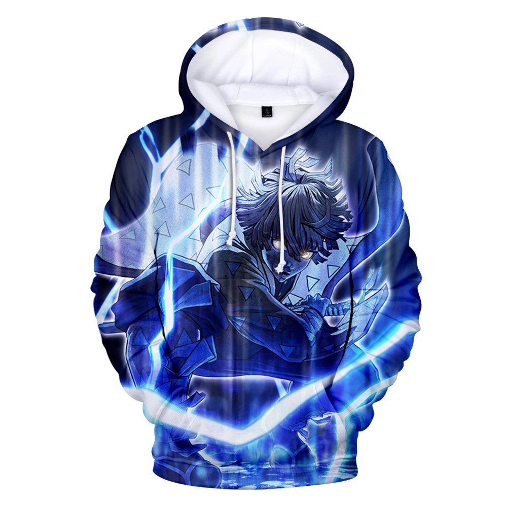 

Fashion Demon Slayer Kimetsu no Yaiba 3D Hoodies Peasonal Men's Casual Harajuku Sweatshirt Long Sleeve Pullover Warm Hoody Tops