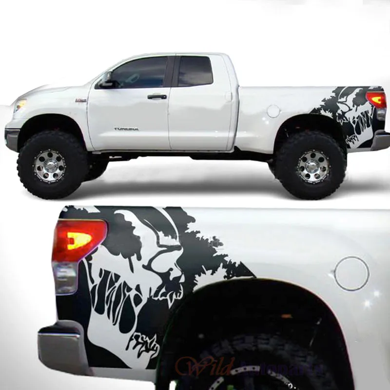 Стикер для спортивного тела ствол черепа крик наклейка виниловая графика Tundra 2007
