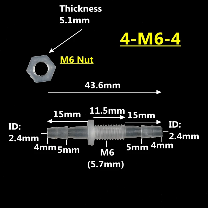 

Соединители для садового водопровода SHSMFC, прозрачные, пластик