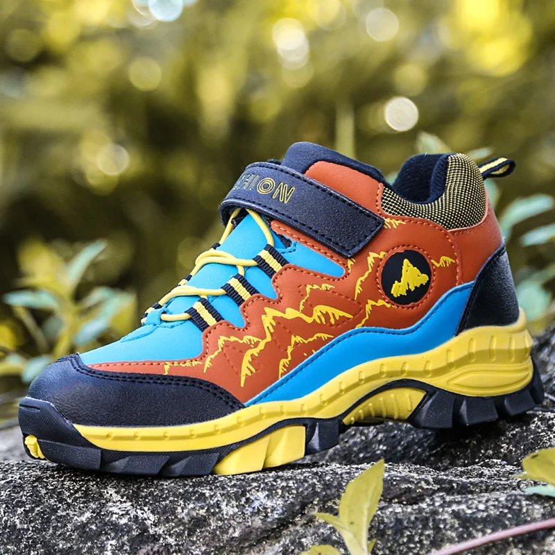 

Children casual shoes boys basketball shoes running hiking shoes sports boots plus velvet warm sports shoes 31-40#