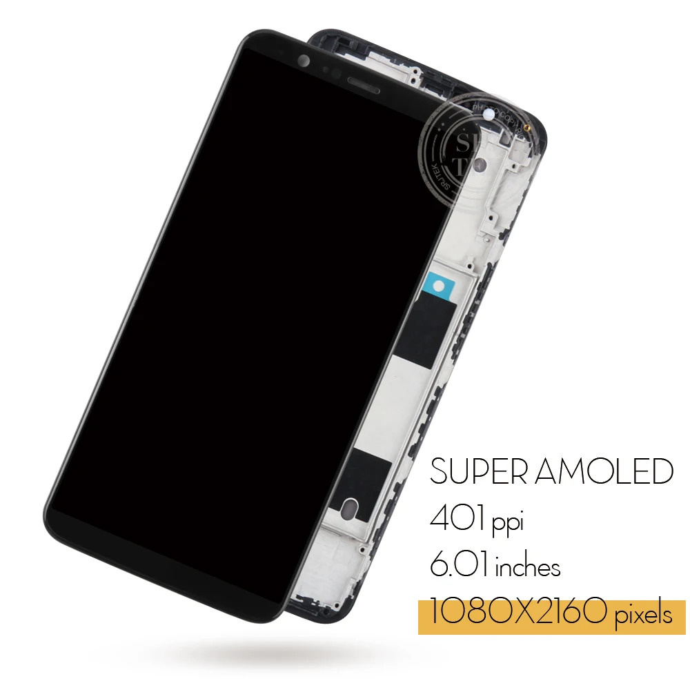 6 01 дюймов OEM Amoled LCD для Oneplus 5T дисплей сенсорный экран дигитайзер Замена OnePlus One Plus 1