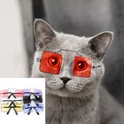 Солнцезащитные очки для кошек, собак, кошачий глаз, 8 см