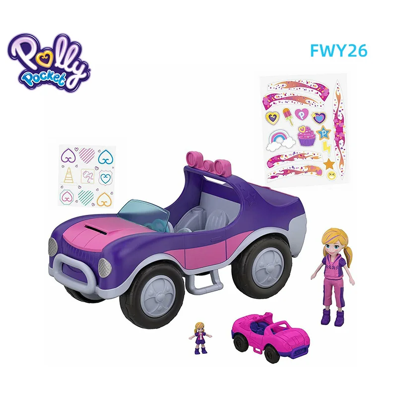 FWY26 Mattel Polly карманная кукла скрытый мир мини-сцена для девочек, домашние игрушки для детей, Русалочка, детские игрушки, куклы для новорожденных - Цвет: FWY26