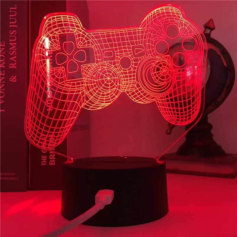 

3D Night Light Lamp Gaming Room Desk Setup Lighting Decor on the Table Game Console Icon Logo Sensor Light for Kids Bedside Gift