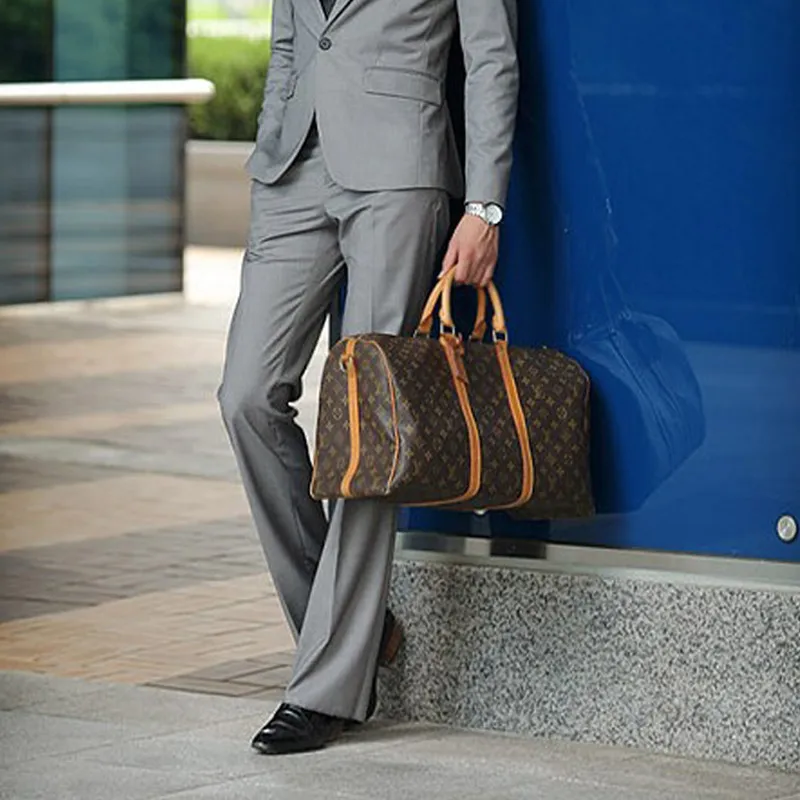 Новые мужские брюки с микро-колокольчиком на весну и лето деловая Повседневная