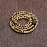 sandalwood 108 dice necklace niche couples female and male bracelet handmade style all match zen jewelry