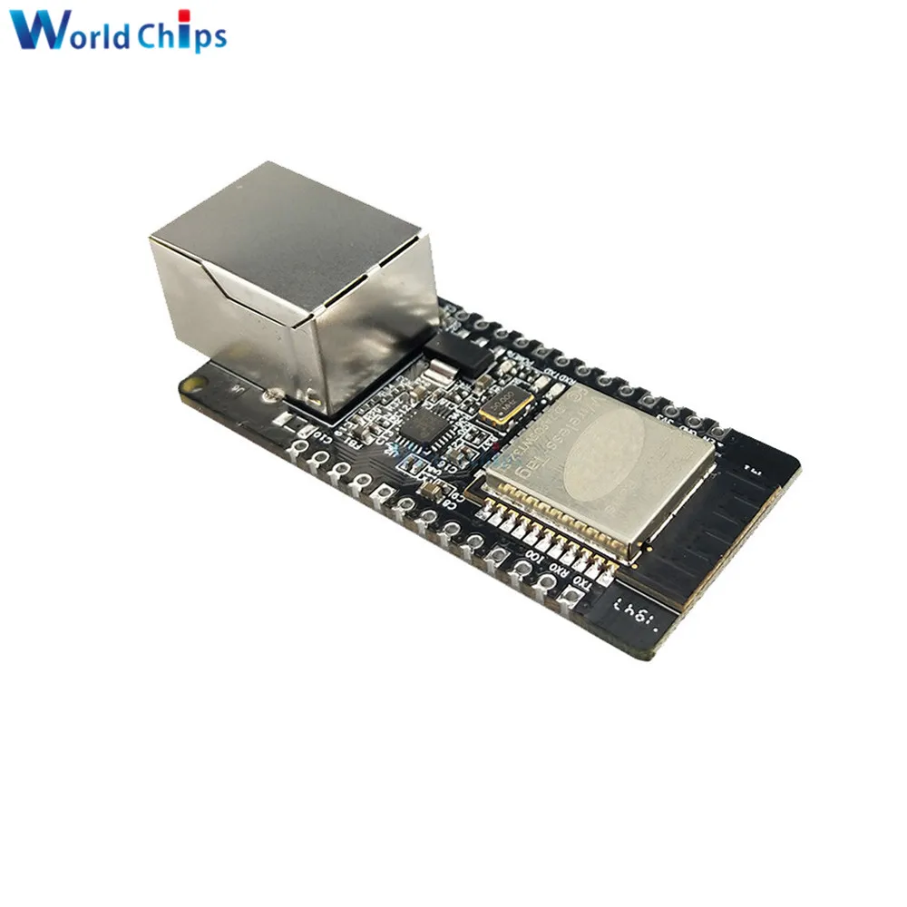 

WT32-ETH01 Встроенный последовательный порт сетевой Ethernet Bluetooth WIFI MCU модуль ESP32 беспроводной комбинированный шлюз модуль Плата