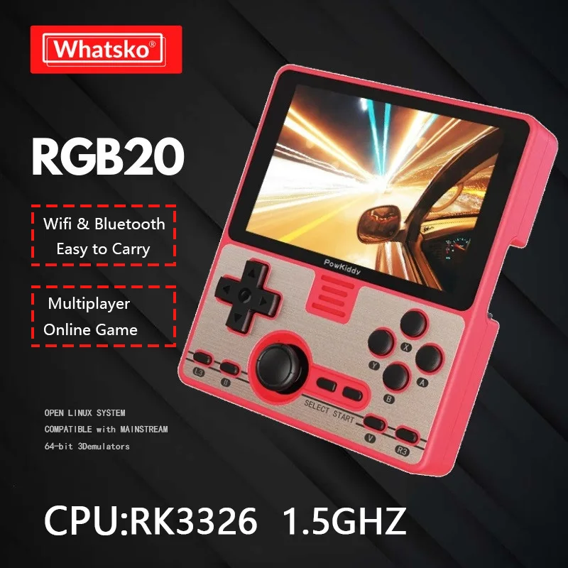 Полноразмерный IPS экран RGB20 3 5 дюйма встроенный Wi-Fi модуль многопользовательская