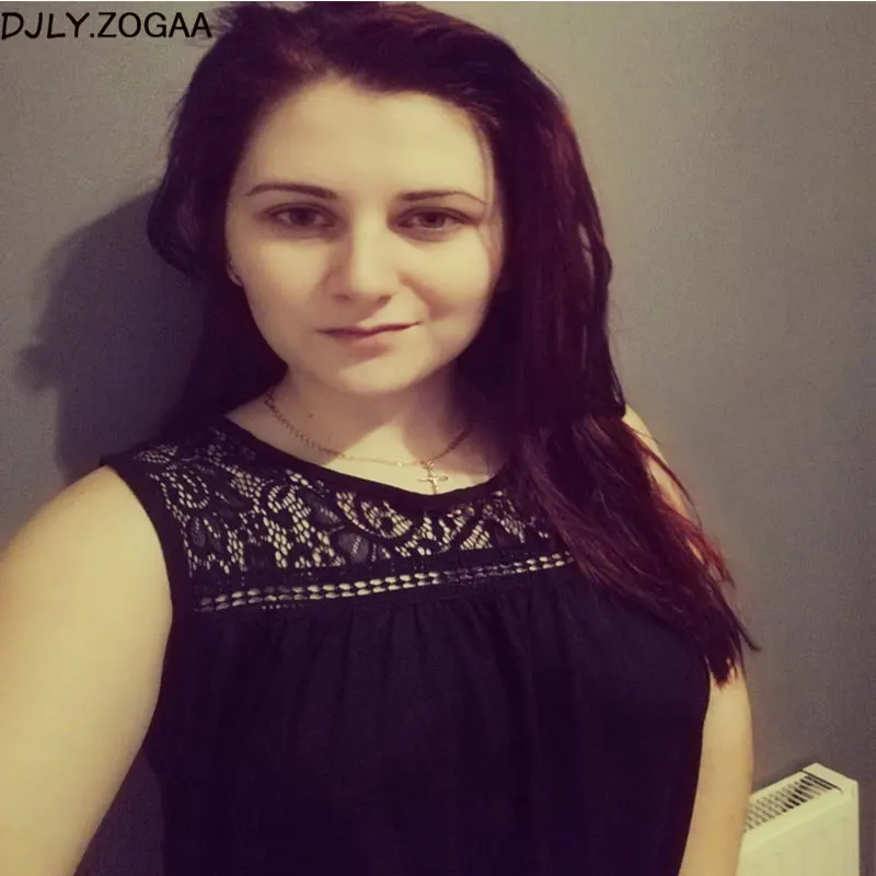 Летняя женская мода Blusas топы крючком кружевной жилет рубашка открытая спина без рукавов шифоновая майка