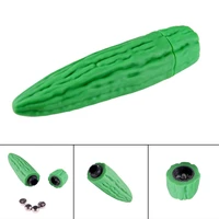 newest female sexual appliance fruit series bitter gourd massage stick silicone vibrator safe and comfortable no battery