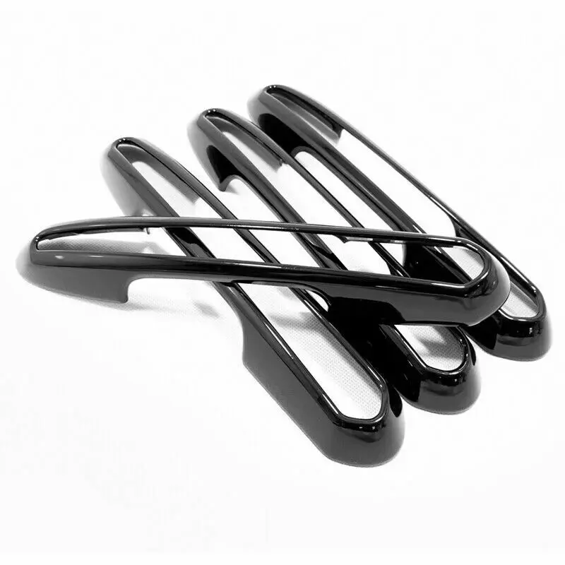 Полый глянцевый черный чехол для боковой дверной ручки отделка 4 шт. Toyota Rav4 2019 - 2020