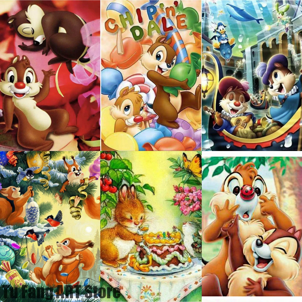 

Картина на холсте Disney «чип'дейл», мультяшная настенная лампа, скандинавский Декор для комнаты, картины для гостиной, украшение для дома