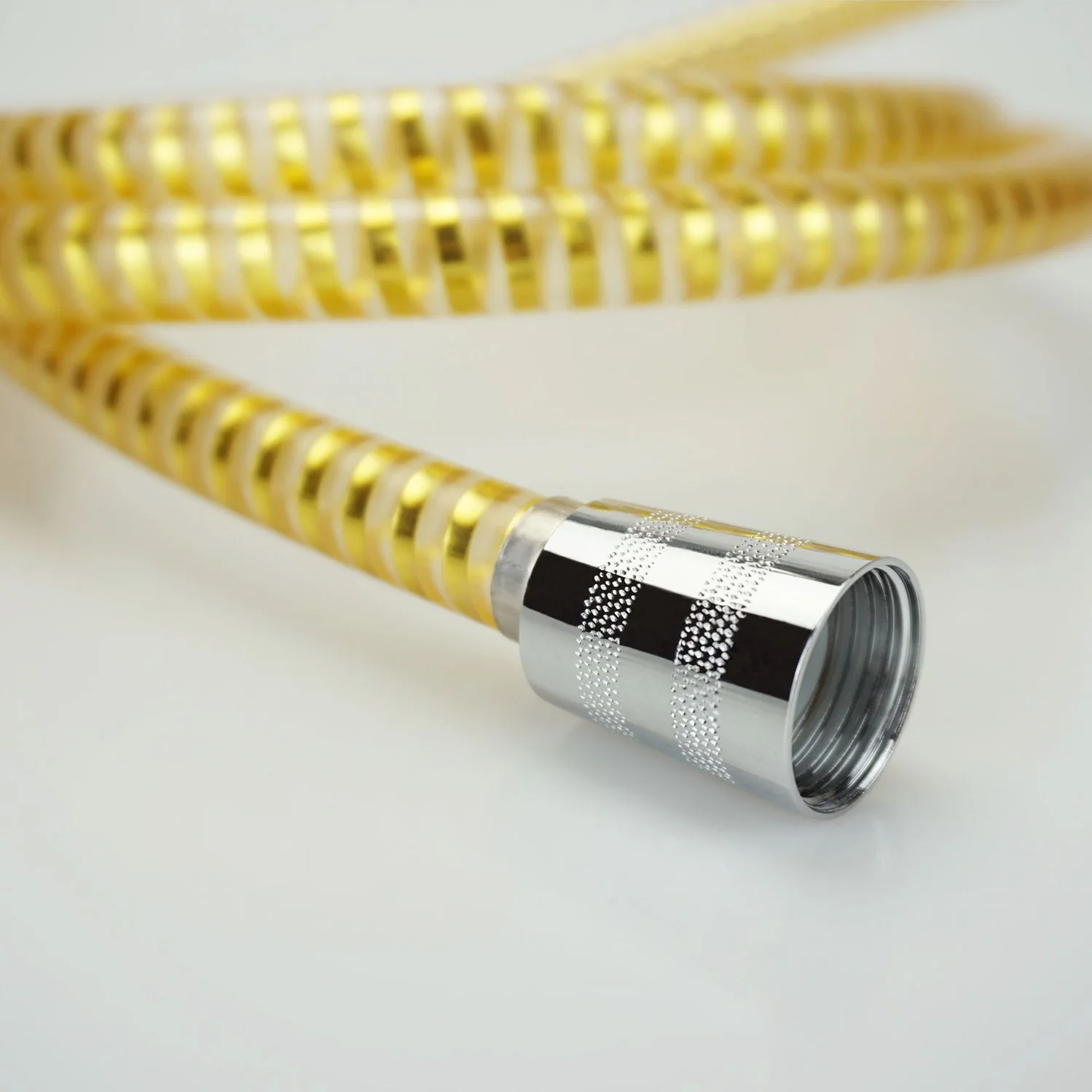 

Shower Hose For Bathroom Shower Head Transparent Golden Silk Water Heater Connection Hose Shower Pipe Accessories 1.5m 2m