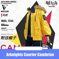 stockgame arknights courier combrian taxes rhodes island battle uniform daily suit cosplay costume halloween free shipping new
