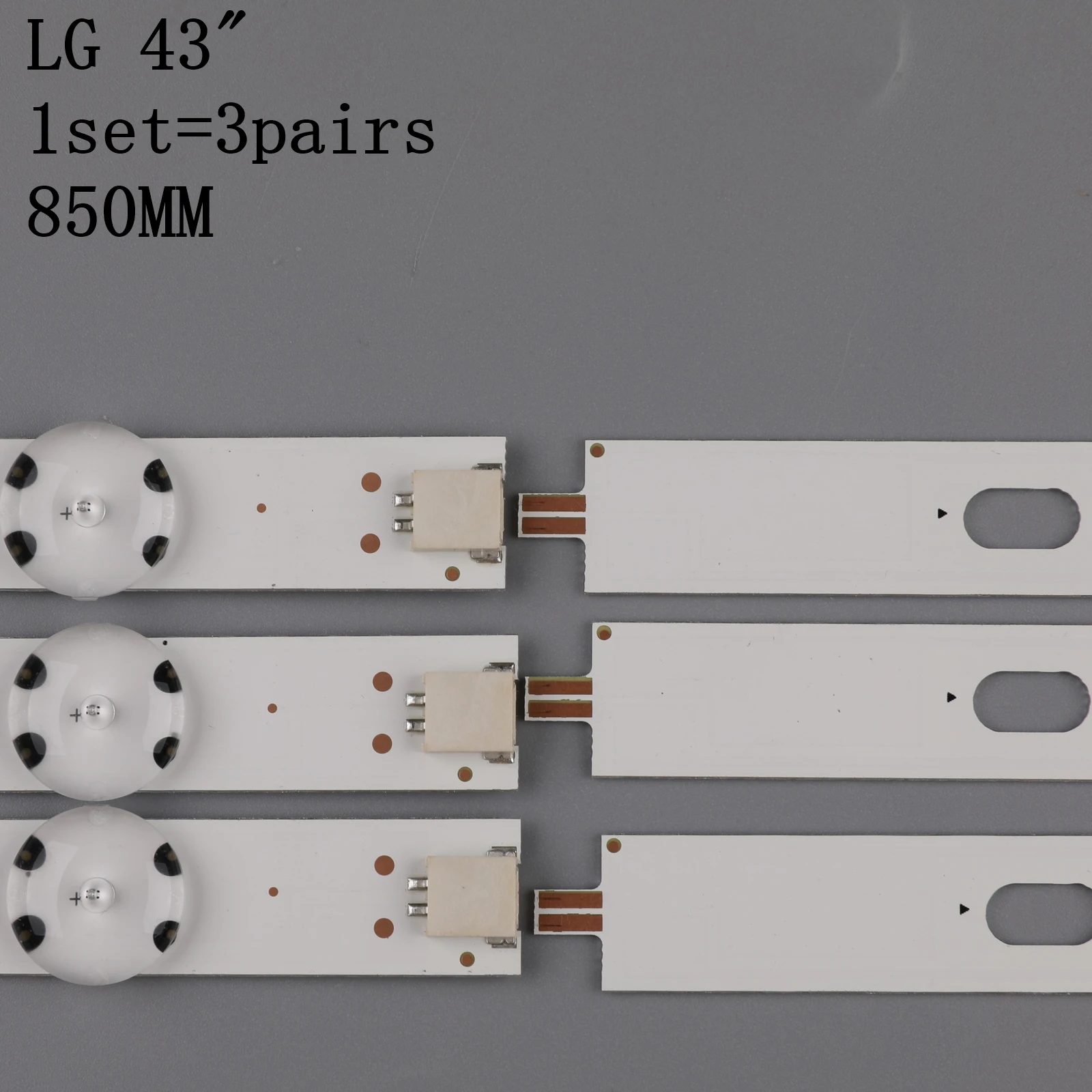 Светодиодный Подсветка полоса 8 лампа для LG Innotek 43 дюймов UHD 1Bar 24EA 43uh619v 43UH610V 43UH6030 UF64