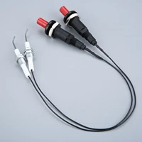 2 sets propane push button piezo igniter threaded ceramic electrode ignition plug for gas fireplace oven heater kitchen lgniter
