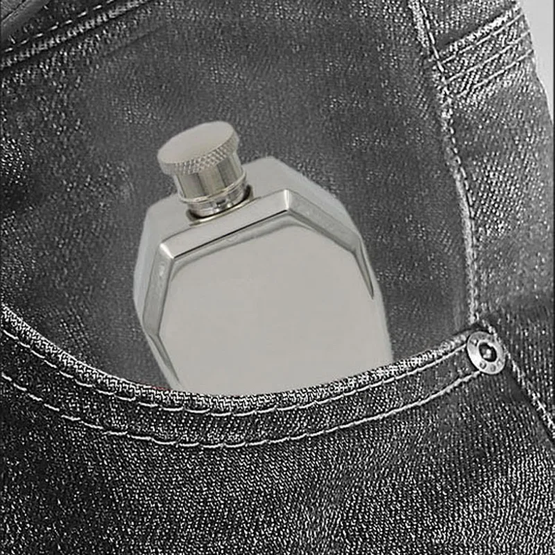 Творческие утолщение 304 Нержавеющая сталь бутылки вина 3 oz русский маленькие на с